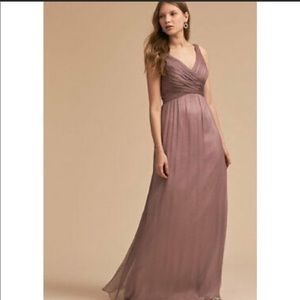 BHLDN Anthropologie Long Angie Dress Purple/Pink, XS